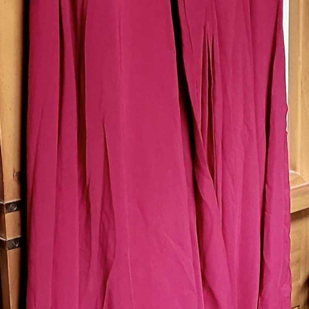 Wispy & soft Burgandy dress